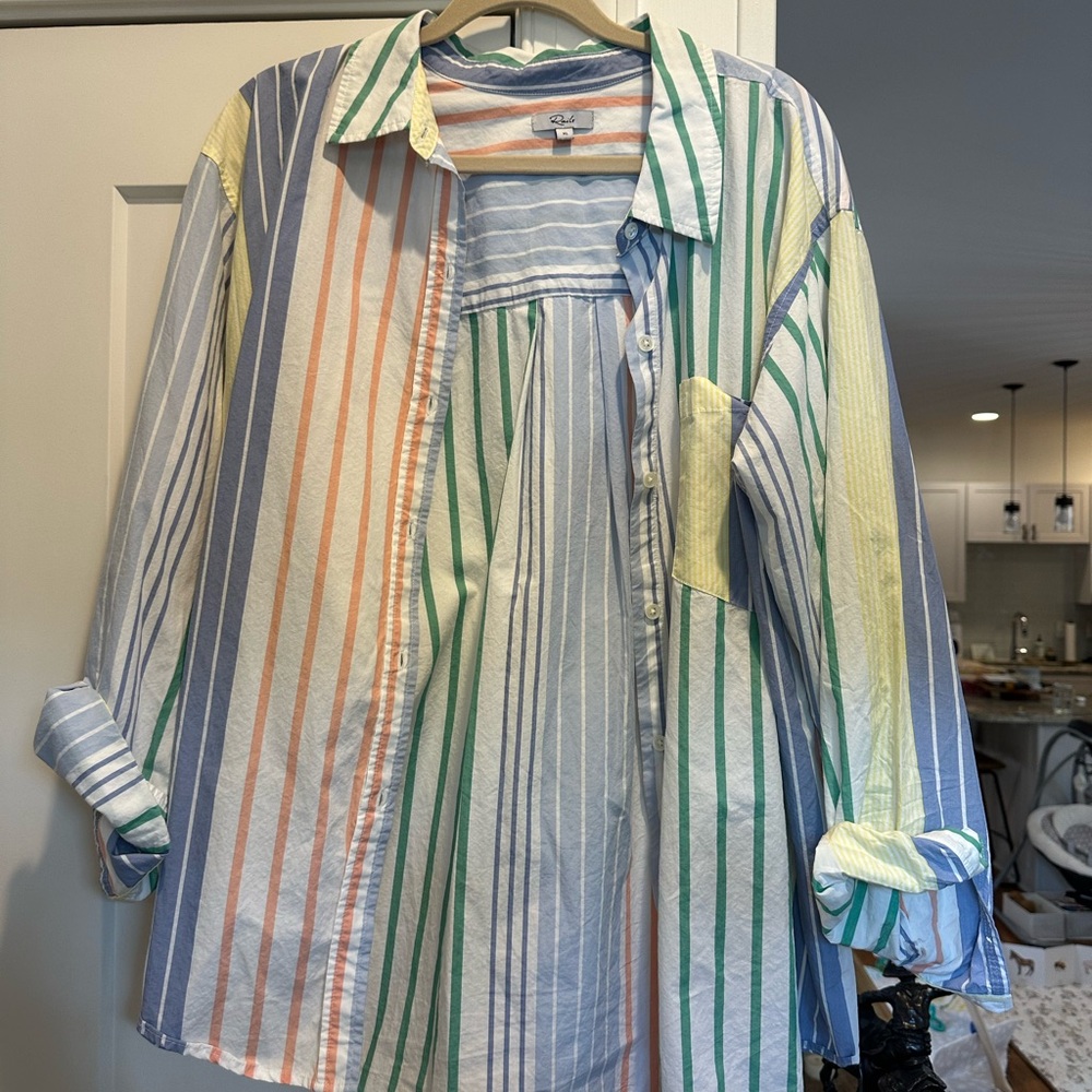 Rails Multicolor Striped Shirt